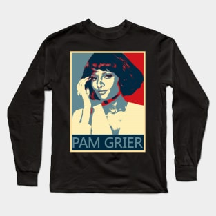 Pam Grier Long Sleeve T-Shirt